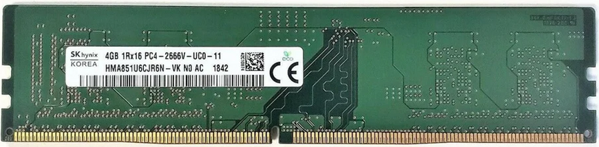 Пам'ять Hynix 4GB DDR4 2666 MHz (HMA851U6CJR6N-VK) 41967 фото