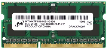 Память Micron 8GB SO-DIMM DDR3 1333 MHz (MT16KTF1G64HZ-1G4D1) 42898 фото