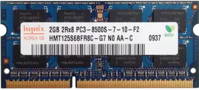 Пам'ять Hynix 2 ГБ SO-DIMM DDR3 1066 МГц (HMT125S6BFR8C-G7) 29093 фото